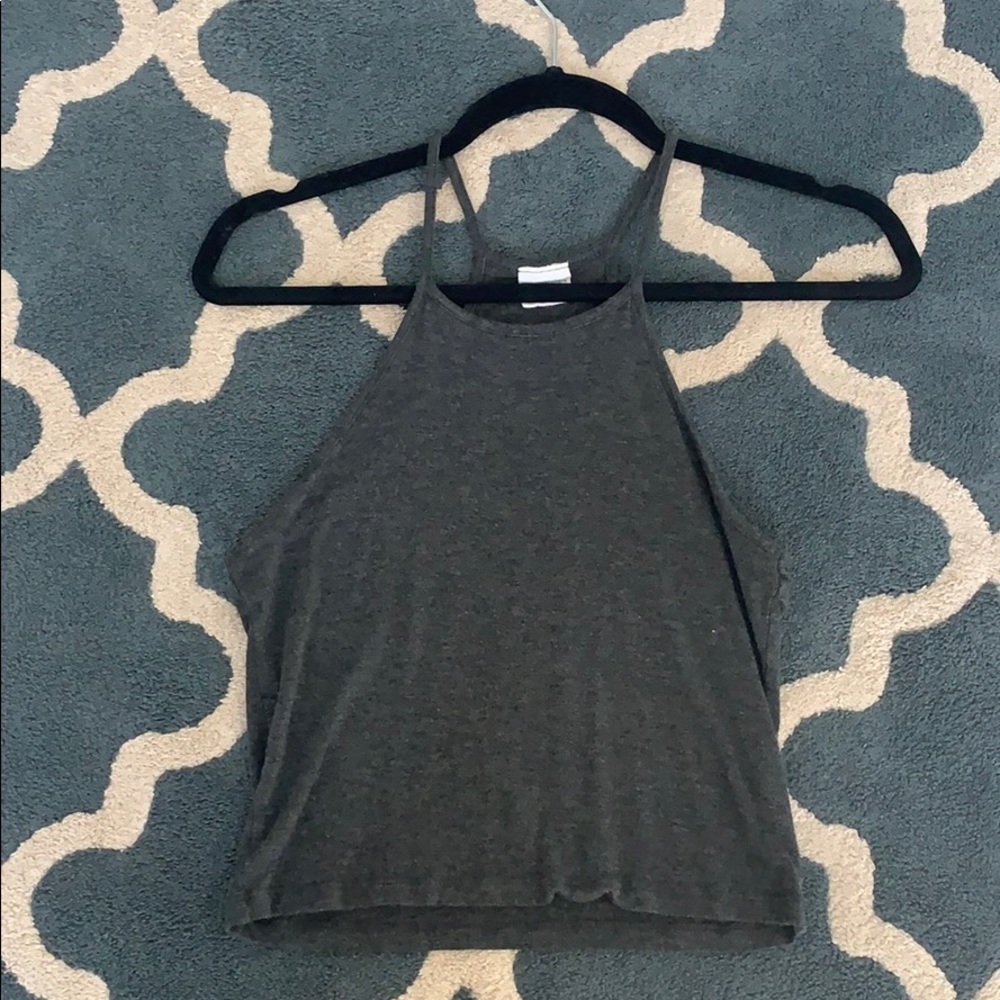 Grey Halter Top